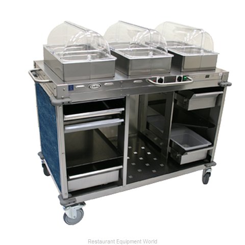 Cadco CBC-HC-L4-4 Serving Counter, Hot and Cold Buffet