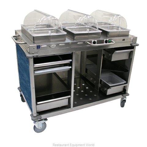 Cadco CBC-HC-L4 Serving Counter Hot and Cold Buffet