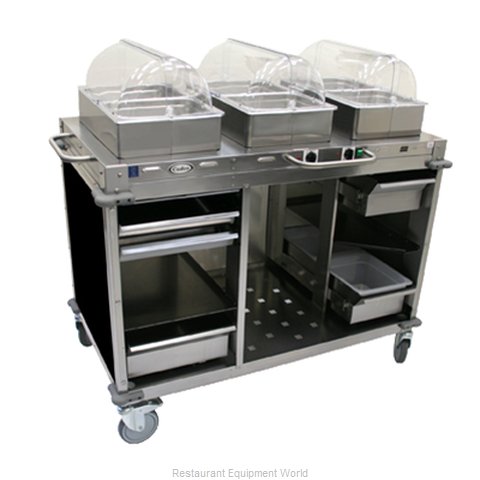 Cadco CBC-HC-L6-4 Serving Counter, Hot and Cold Buffet