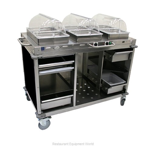 Cadco CBC-HC-L6 Serving Counter, Hot and Cold Buffet