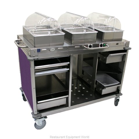 Cadco CBC-HC-L7-4 Serving Counter, Hot and Cold Buffet