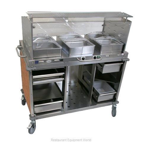 Cadco CBC-HC-SG-L1-4 Serving Counter, Hot and Cold Buffet
