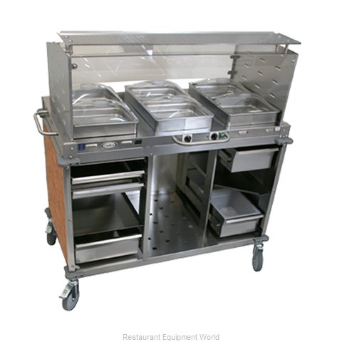 Cadco CBC-HC-SG-L1 Serving Counter, Hot and Cold Buffet