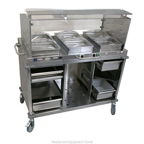 Cadco CBC-HC-SG-L3 Serving Counter, Hot and Cold Buffet
