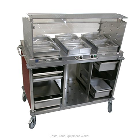 Cadco CBC-HC-SG-L5 Serving Counter, Hot and Cold Buffet