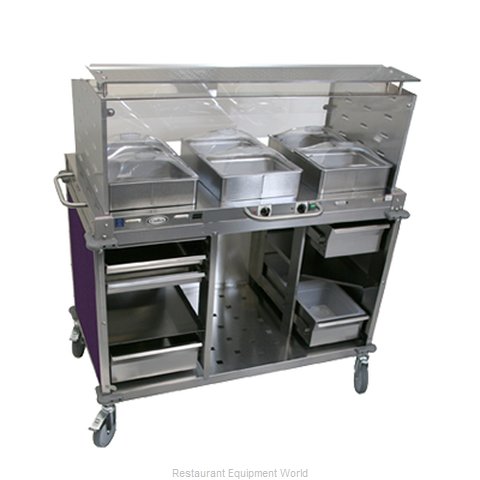 Cadco CBC-HC-SG-L7-4 Serving Counter, Hot and Cold Buffet