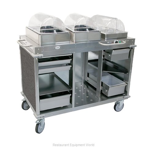 Cadco CBC-HCC-L3 Serving Counter, Hot and Cold Buffet