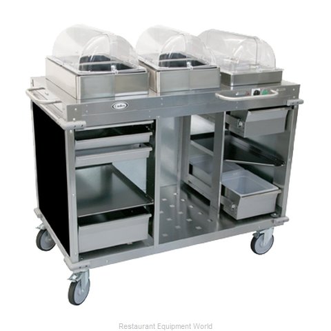Cadco CBC-HCC-L6 Serving Counter, Hot and Cold Buffet