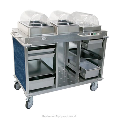 Cadco CBC-HCC-SG-L4 Serving Counter, Hot and Cold Buffet