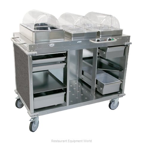 Cadco CBC-HHC-L3 Serving Counter, Hot and Cold Buffet