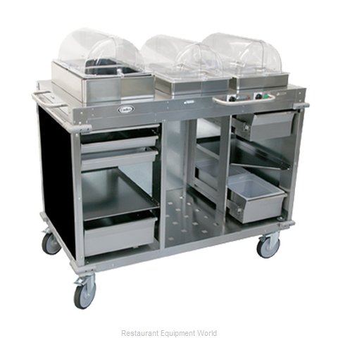 Cadco CBC-HHC-L6 Serving Counter, Hot and Cold Buffet