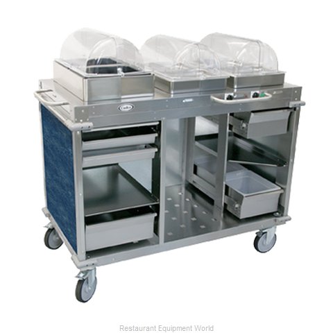 Cadco CBC-HHCC-L4 Serving Counter, Hot and Cold Buffet