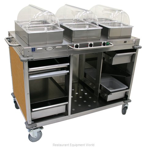Cadco CBC-HHH-L1-4 Serving Counter, Hot Food, Electric