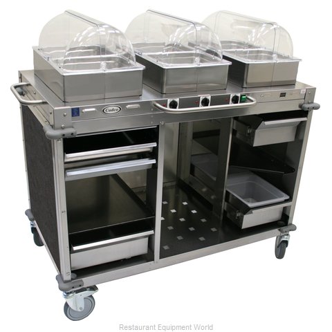 Cadco CBC-HHH-L3-4 Serving Counter, Hot Food, Electric