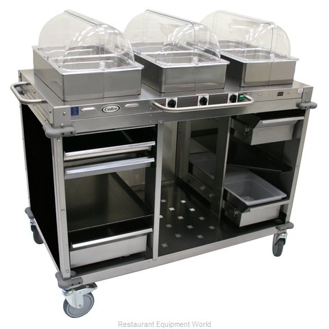 Cadco CBC-HHH-L6-4 Serving Counter, Hot Food, Electric