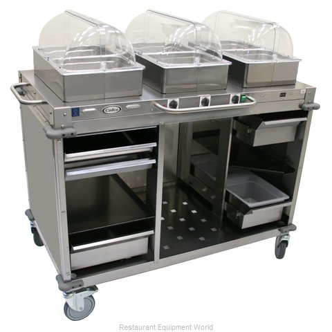 Cadco CBC-HHH-LST-4 Serving Counter, Hot Food, Electric