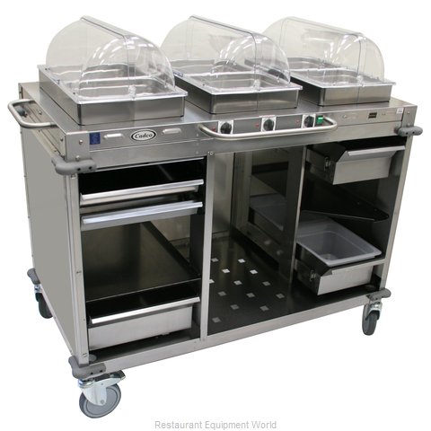 Cadco CBC-HHH-LST Serving Counter, Hot Food, Electric