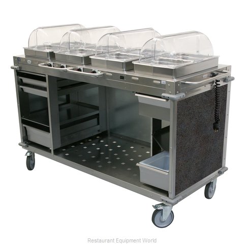 Cadco CBC-HHHH-L3 Serving Counter, Hot Food, Electric