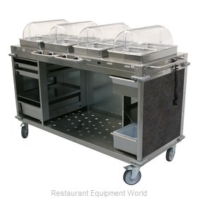 Cadco CBC-HHHH-L3 Serving Counter, Hot Food, Electric