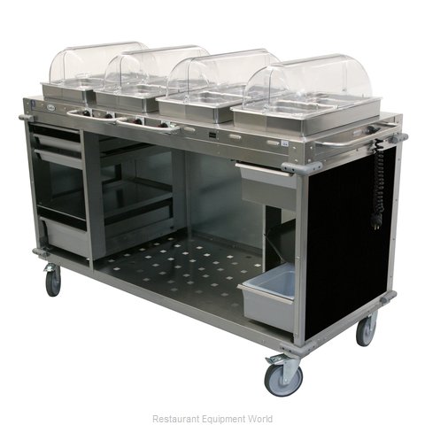 Cadco CBC-HHHH-L6 Serving Counter, Hot Food, Electric
