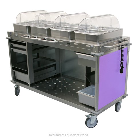 Cadco CBC-HHHH-L7 Serving Counter, Hot Food, Electric