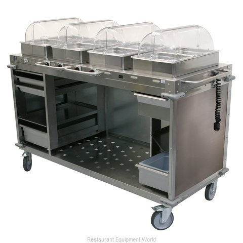 Cadco CBC-HHHH-LST-4 Serving Counter, Hot Food, Electric