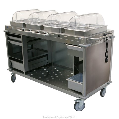 Cadco CBC-HHHH-LST Serving Counter, Hot Food, Electric