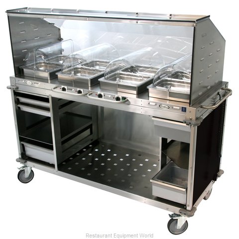 Cadco CBC-HHHH-SG-L6 Serving Counter, Hot Food, Electric