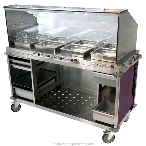 Cadco CBC-HHHH-SG-L7 Serving Counter, Hot Food, Electric