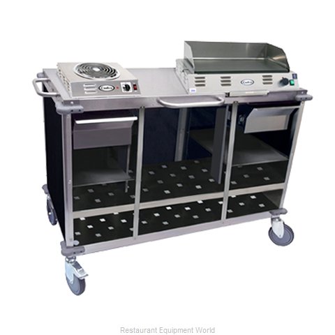 Cadco CBC-MCC-2-L6 Serving Counter, Cooking Equipment Stand