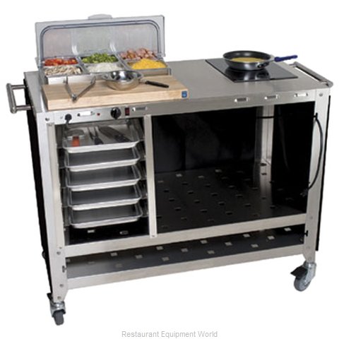 Cadco CBC-PHR-6 Serving Counter Hot Food Steam Table Electric