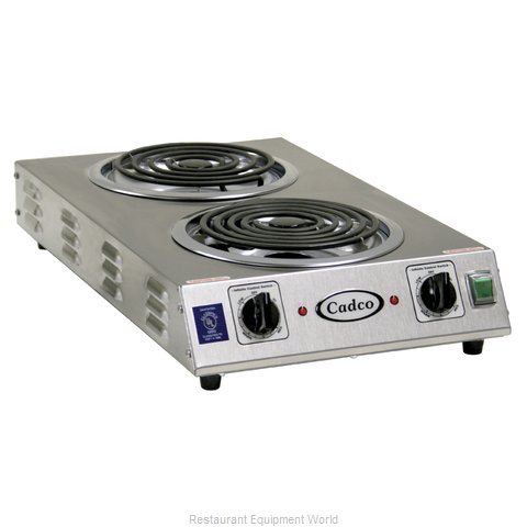 Cadco CDR-2TFB Hotplate, Countertop, Electric