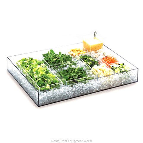 Cal-Mil Plastics 1399-12 Ice Display Tray, Decorative