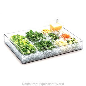 Cal-Mil Plastics 1399-12 Ice Display Tray, Decorative