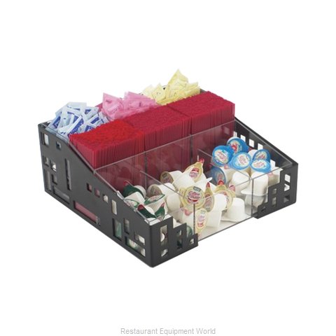 Cal-Mil Plastics 1616-13 Condiment Organizer Bin Rack