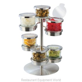 Cal-Mil Plastics 1858-5-55HL Condiment Caddy, Countertop Organizer