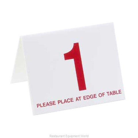 Cal-Mil Plastics 234-1 Tabletop Sign, Tent / Number