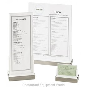 Cal-Mil Plastics 3016-811-55 Menu Card Holder / Number Stand