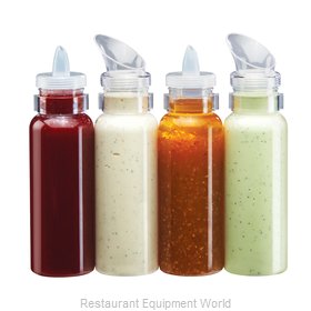 Salad Dressing Container with Easy Pour and Spill Resistant Spout Salad  Dressing Shaker 310ml Kitchen Restaurant Supply