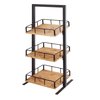 Exhibidor con Niveles
 <br><span class=fgrey12>(Cal-Mil Plastics 3494-3-99 Merchandising Rack)</span>