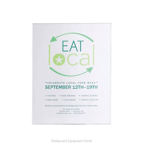 Cal-Mil Plastics 5835 Sign, Wall-Mounted