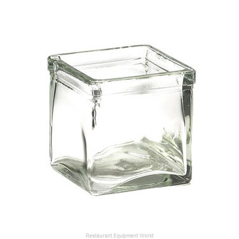 Cal-Mil Plastics C4X4GLCN Condiment Jar