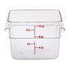 Contenedor para Alimentos, Cuadrado
 <br><span class=fgrey12>(Cambro 12SFSCW135 Food Storage Container, Square)</span>