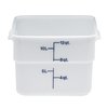 Cambro 12SFSP148 Food Storage Container, Square