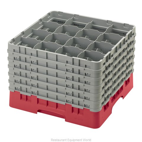 Cambro 16S1214163 Dishwasher Rack, Glass Compartment