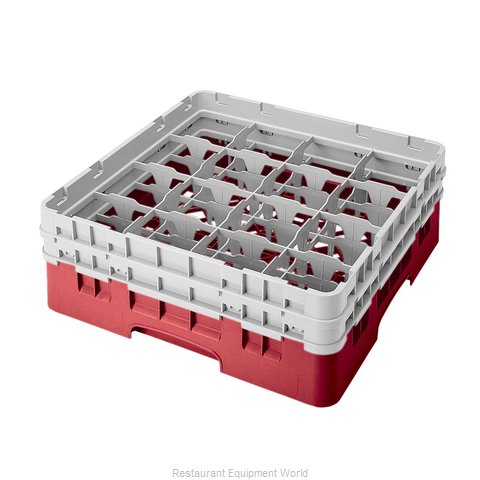 Cambro 16S434163 Dishwasher Rack, Glass Compartment