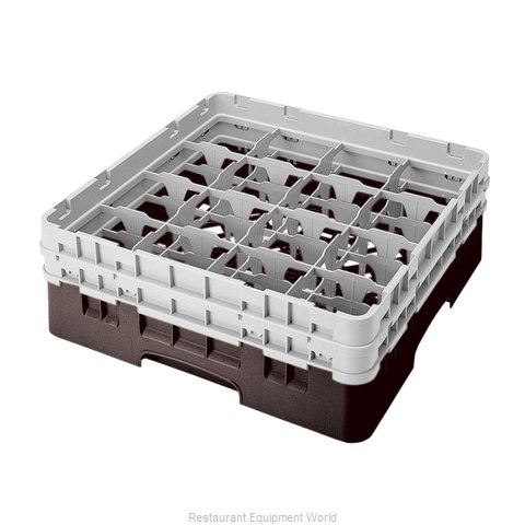 Cambro 16S434167 Dishwasher Rack, Glass Compartment (Magnified)