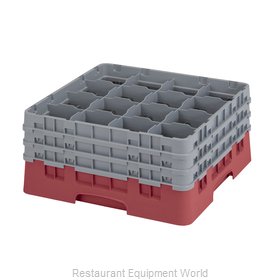 Cambro 16S738416 Dishwasher Rack, Glass Compartment