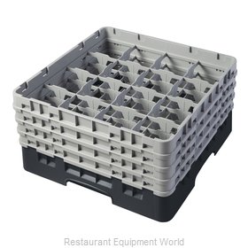 Cambro 16S800110 Dishwasher Rack, Glass Compartment