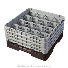 Cambro 16S800167 Dishwasher Rack, Glass Compartment